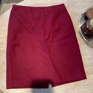 J crew wool pencil skirt
